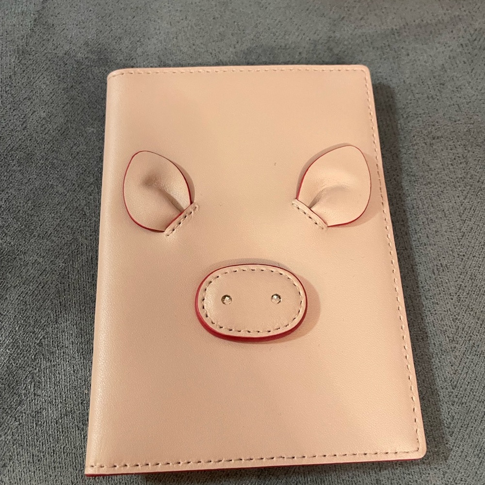 Kate Spade Pig Passport Holder